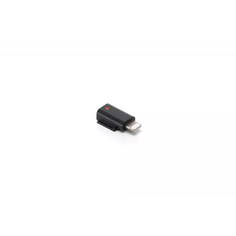 Äänisovitin DJI Mic 3 -matkapuhelinsovitin (Lightning) — Lightning-liitäntä, musta, Apple-mobiililaitteille