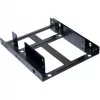 Asennuskehys ultron sisäinen 2x2.5 SSD/HDD metalli musta (377215)