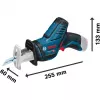 Bosch GSA 12V-14 Professional akkukäyttöinen puukkosaha, 12 V, ilman akkua, sininen/musta