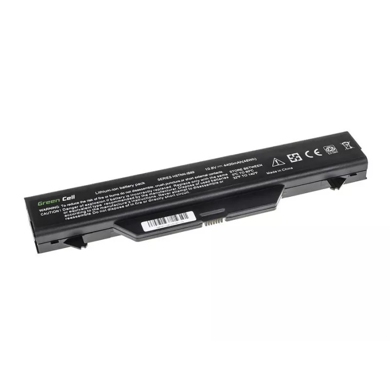 Green Cell HP11 kannettavan tietokoneen akku HP ProBook 4510 4510s 4515s 4710s 4720s -malleille, 10,8 V 4400 mAh, 6 kennoa, musta