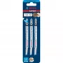 Bosch 2 608 900 550 pistosaha-/kuviosaha-/puukkosahanterä pistosahanterä hiiliteräs (HCS) 3 kpl