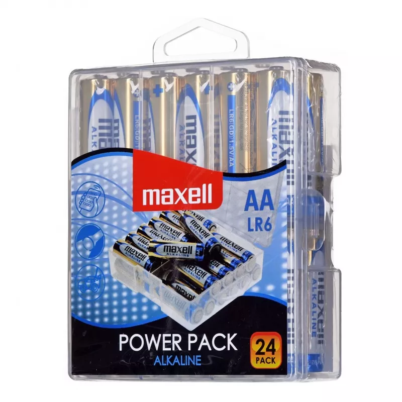 MAXELL alkaliparisto LR6 VALUE BOX, 24 kpl