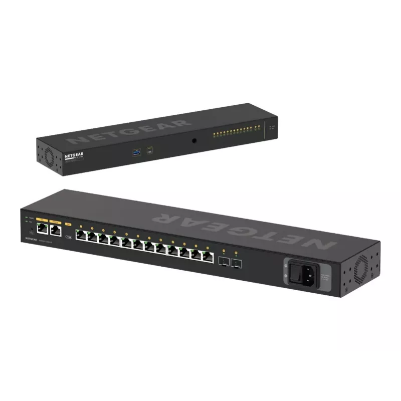 NETGEAR M4250-12M2XF Managed L2/L3 2.5G Ethernet 1U musta