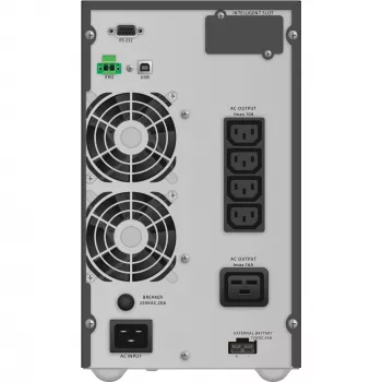 PowerWalker VFI 3000 TGB kaksoismuunnos (Online) 3 kVA 2700 W 5 AC-lähtöä