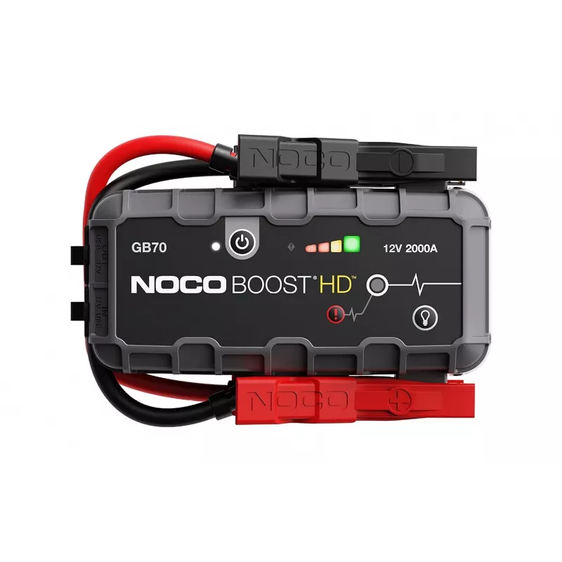 NOCO GB70 Boost 12V 2000A käynnistysapulaite integroidulla 12V/USB-akulla