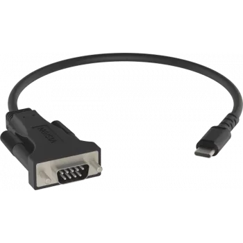 Vision Professional - Sirius-sovitin - 24-pin USB-C (M) DB-9 (M) - musta