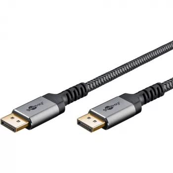Pro Displayport 1.4 Sleeved - DisplayPort-kaapeli - 2m - musta