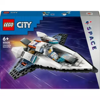 LEGO City rakennuslelu avaruusalus 60430 — 240 osaa, 1 minifiguuri, yli 6-vuotiaille, 170×220×40 mm