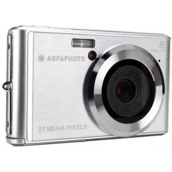 AgfaPhoto DC5200 - digitaalikamera - kompaktikamera - 21,0 MPix - 720p - hopea (DC5200-SIL)