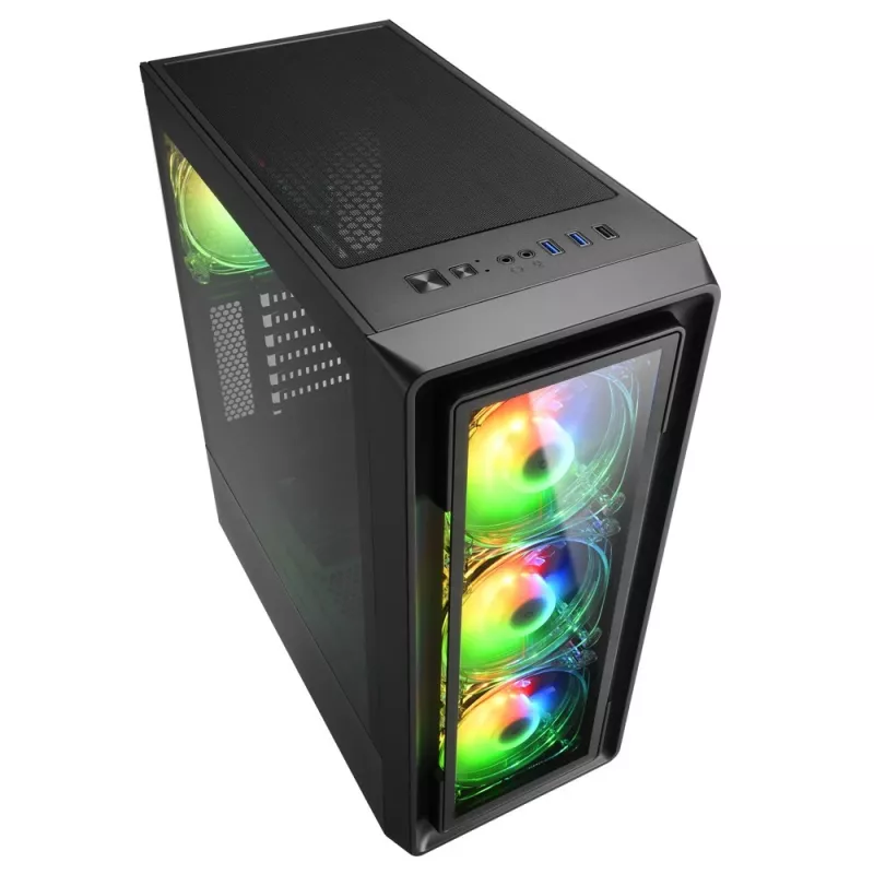 PC-kotelo Sharkoon TK4 RGB Midi Tower musta