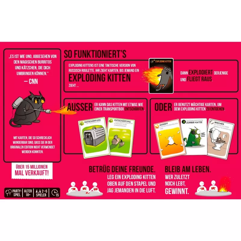 Exploding Kittens - NSFW-versio, korttipeli