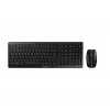 CHERRY Stream Desktop Recharge -näppäimistö ja -hiiri sisältää Universal RF Wireless QWERTZ saksa musta