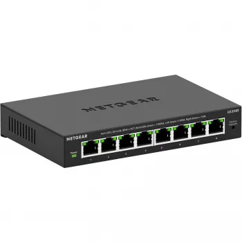 NETGEAR GS308E hallittava L2/L3 Gigabit Ethernet (10/100/1000) musta