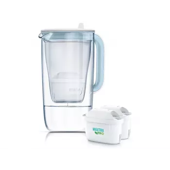Vesensuodatinkannu BRITA lasikannu ONE 2 x MAXTRA+ PRO -kaseteilla (malli 126032)
