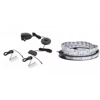 LED-valonauha cama meble QIU 160, pinta-asennus, sininen valo, vaihtovirta, 1 kpl