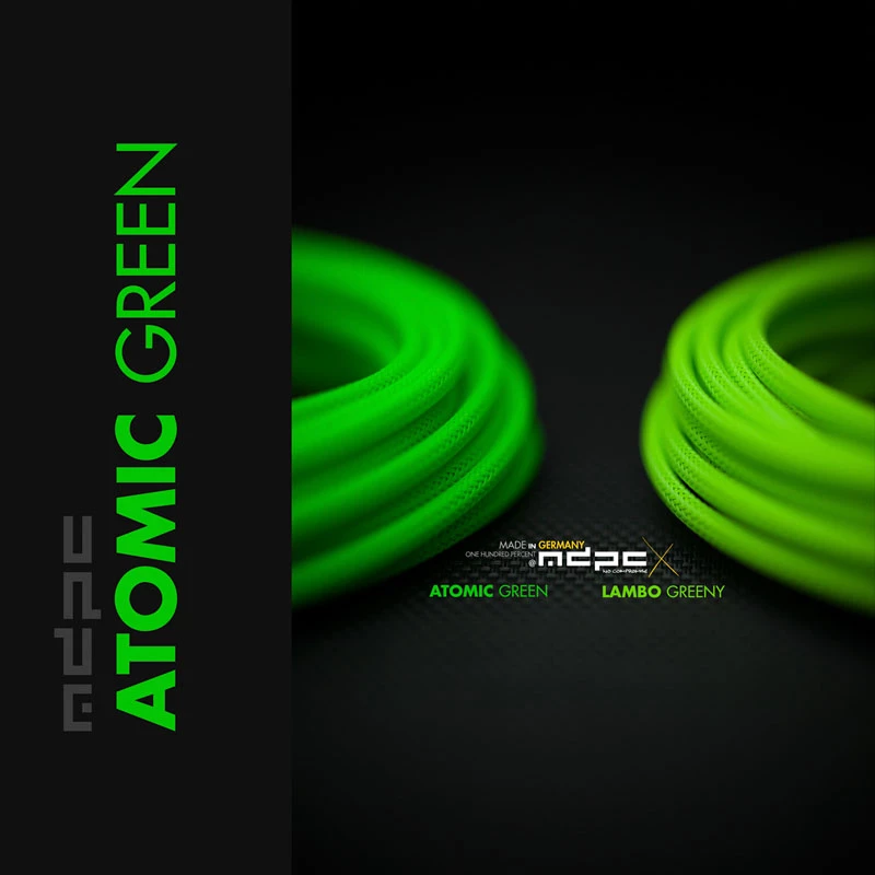 MDPC-X Sleeve Medium - Atomic-Green UV, 1 m