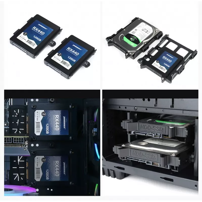 Gembird Fornax K500 ATX-tietokonekotelo, midi-torni, musta