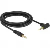 Audiokaapeli DeLOCK 83758 3 m 3,5 mm musta