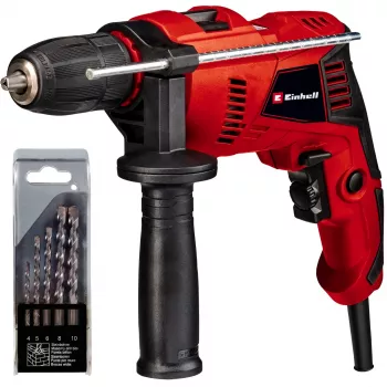Iskuporakone TE-ID 500 E (punainen/musta, 550 W)