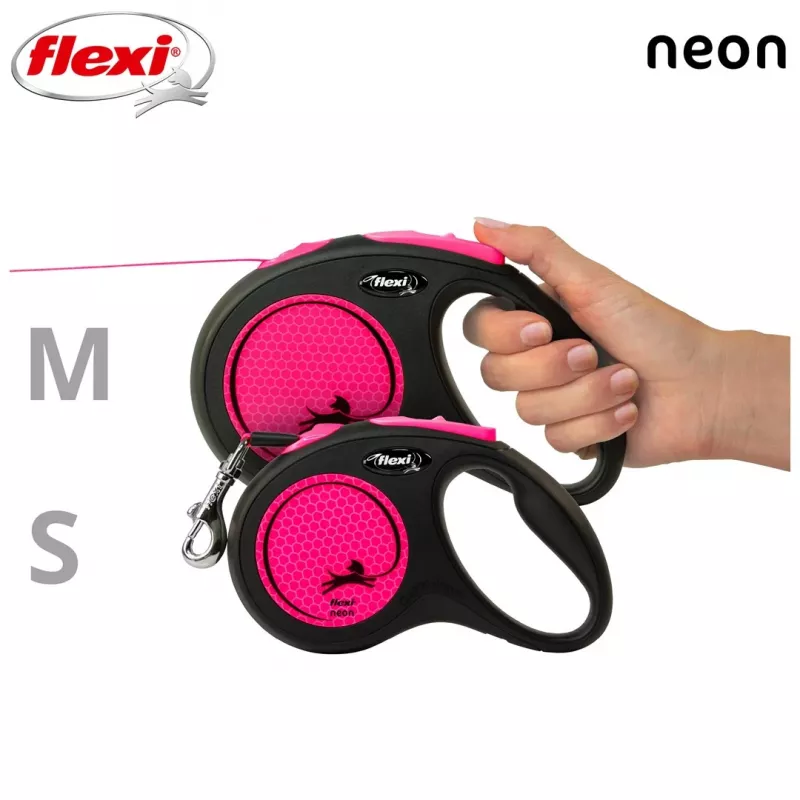 Flexi New Neon S 5 m koiran flexi-hihna