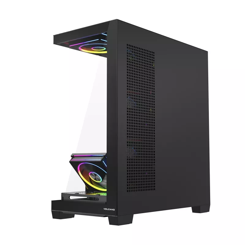 Modecom Volcano Stellar Plus ARGB Midi 8F musta