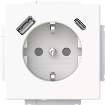Busch-Jaeger SCHUKO-pistorasia USB-A+C 20 EUCB2USBAC-884 (2CKA002011A6310)