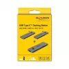 Telakointiasema DeLOCK Dual USB Type-C HDMI USB 3.2 SD PD 3.0