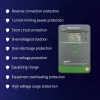 MPPT aurinkolataussäädin QOLTEC 10A 12V/24V järjestelmiin LCD-näytöllä