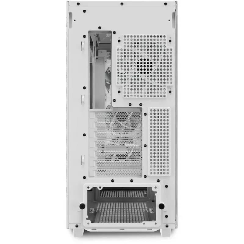 Sharkoon REBEL C70G RGB Full Tower valkoinen, puu