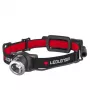 Ledlenser H8R musta, punainen otsalamppu LED