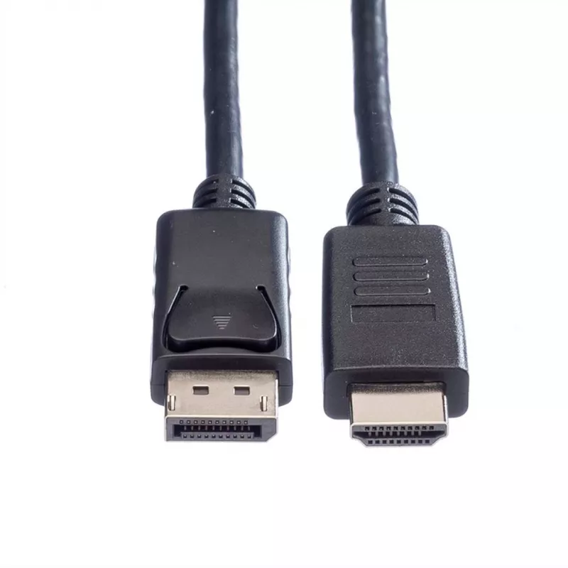 ROTRONIC-SECOMP Roline Green - adapterikaapeli - DisplayPort uros lukittuva - HDMI uros