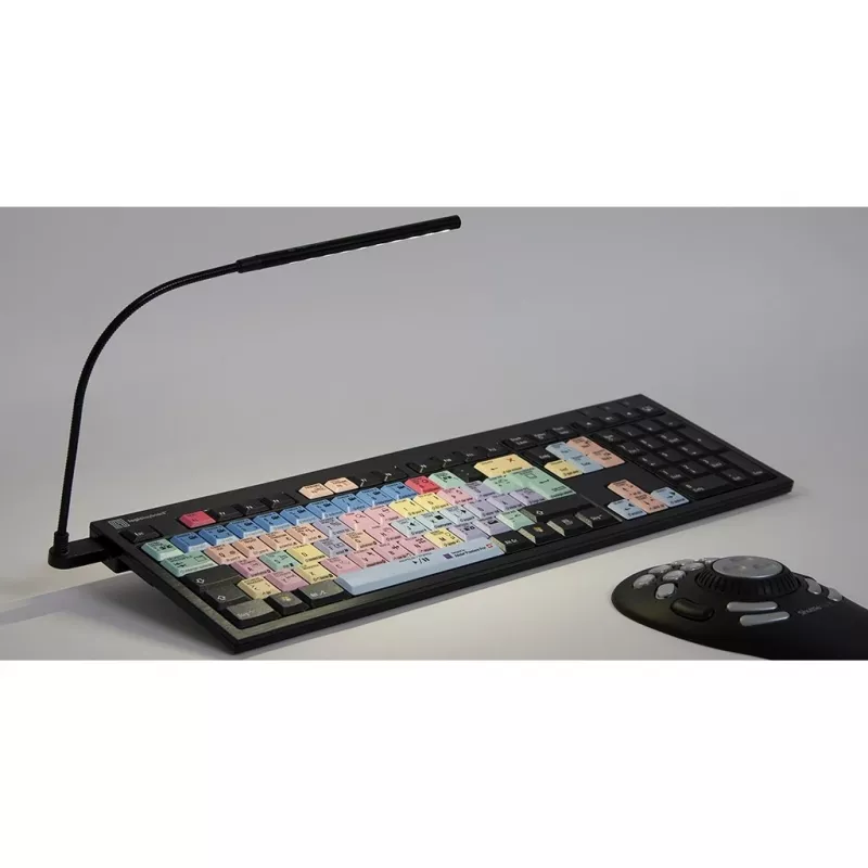 Näppäimistö Logickeyboard Adobe Premiere Pro CC QWERTZ saksa monivärinen