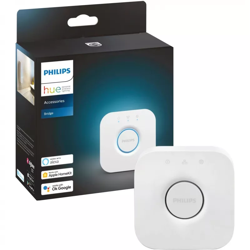 LED-GU10-lamput tuplapakkaus ja Hue Bridge – Philips Hue White Ambiance, korvaa 35W