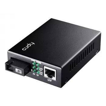 Cudy MC100GSB-40A verkon mediakonvertteri 1000 Mbit/s monimuoto, yksimuoto musta