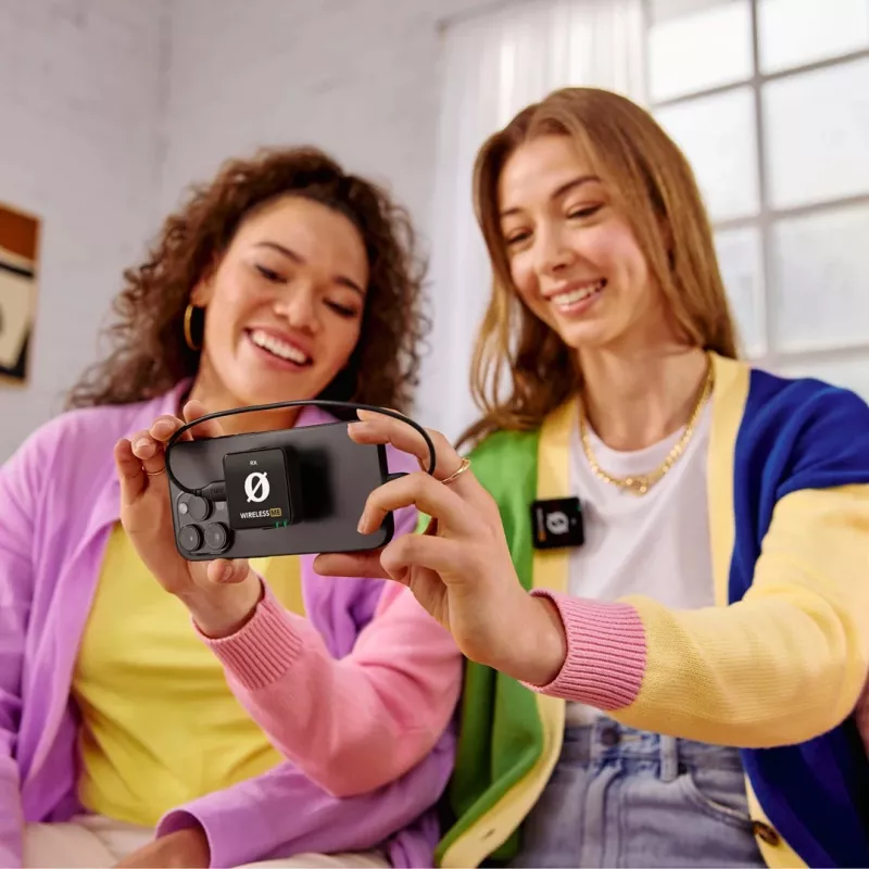 WIME RODE WIRELESS ME Dual-Channel langaton mikrofonijärjestelmä vloggaajille podcastaajille