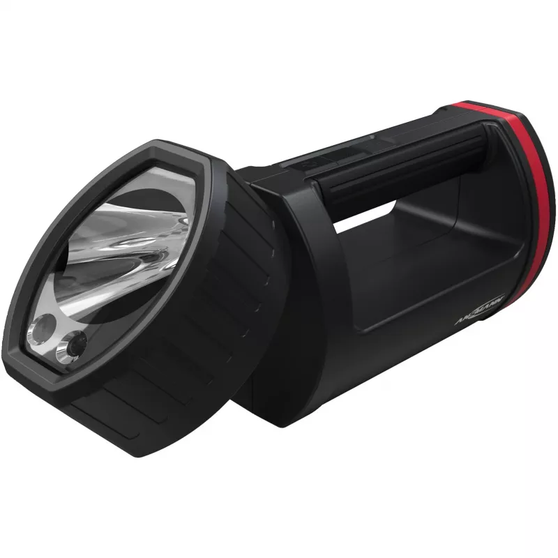 Ansmann HS20R Pro 1600-0223 LED-kohdevalaisin käsikäyttöön 20 W, IP20, 3 lamppua, musta/punainen