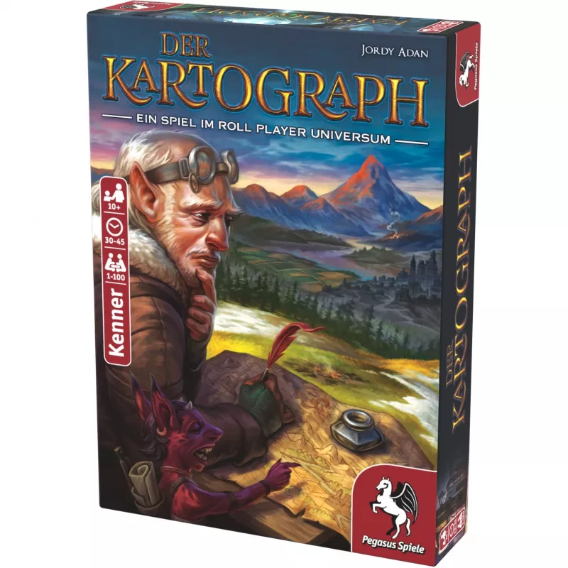 Der Kartograph, perhepeli