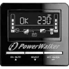 PowerWalker VI 1100 CW Line-Interactive-UPS 1100 VA (1,1 kVA), 770 W, 7 Ah, RS-232, USB, musta