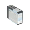 Epson yksittäispakkaus vaaleansyaani T580500, vaaleansyaani, pigmenttimuste, 80 ml, 1 kpl, yksittäispakkaus