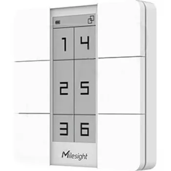 Langaton Smart-Scene-painike Milesight WS136-868M LoRaWAN IP67, 868 MHz