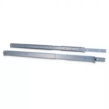 Inter-Tech - teleskooppikiskot telineeseen - harmaa - 2U - 48,3 cm (19