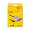 Kortinlukija DeLOCK 91751 USB 3.2 Gen 1 Type-C hopea