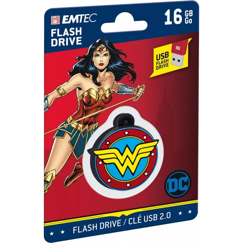 USB-muistitikku EMTEC Wonder Woman Collector 16 GB USB Type-A 2.0 monivärinen