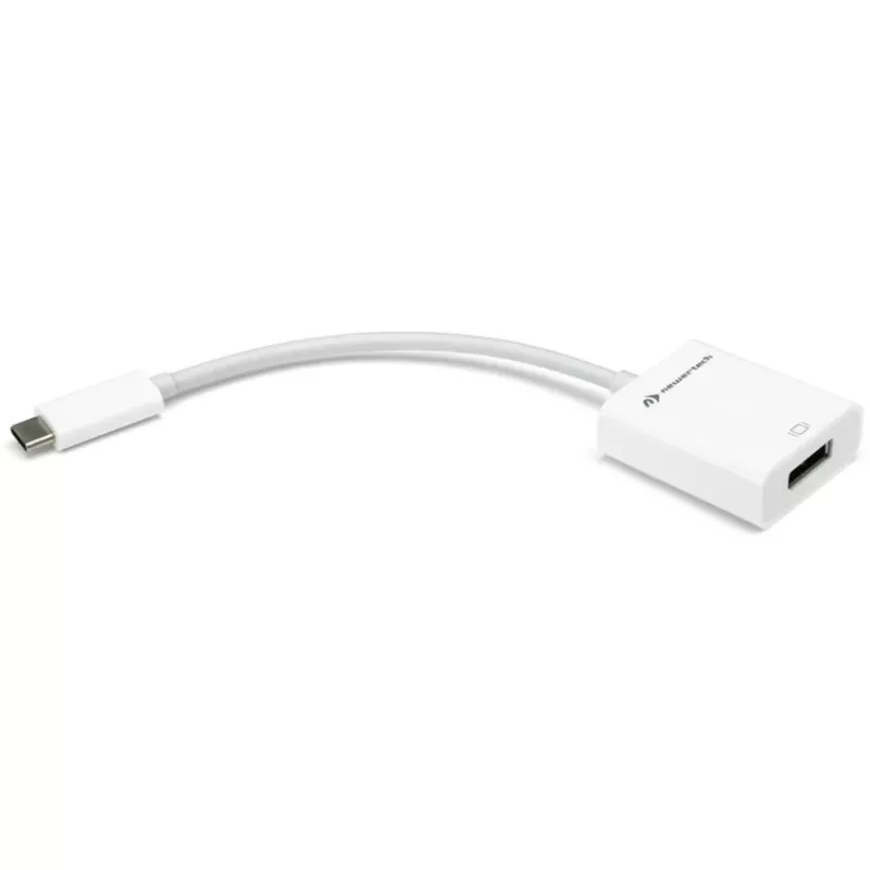 USB-adapteri, USB-C-uros > DisplayPort-naaras (valkoinen, 11 cm)