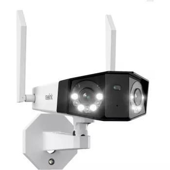 Reolink Duo Series W730 - 4K ulko-Wi-Fi-kamera, kaksoisobjektiivi, 180° panoraamanäkymä, henkilö-/ajoneuvo-/eläintunnistus