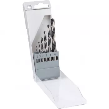 Bosch PointTeQ HSS metalliporasarja, 6 kpl, 2-8 mm, 135°, DIN 338