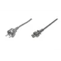 Assmann virtajohto, Schuko - C5, pistoke/liitin, 1,8m, H05VV-F3G 0,75 mm², musta (AK-440103-018-S)