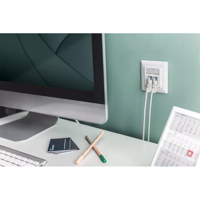 USB 2.0 Keystone -moduuli 16 cm kaapelilla Digitus DN-93402