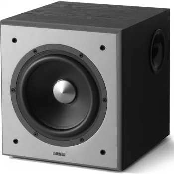 Aktiivinen subwoofer Edifier T5, stereo-RCA-tulo/lähtö, musta, 70 W (lievästi vaurioitunut pakkaus)