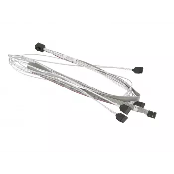 SuperMicro CBL-SAST-0591, 4x SATA - SFF-8643 crossover, 75 cm SB:llä, 30AWG (CBL-SAST-0591)
